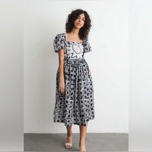 Osei-Duro abeo dress in 2 party system size medium